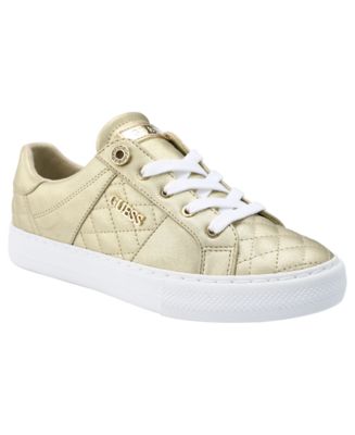 GUESS Women's Loven Casual Lace-Up Sneakers - Macy's