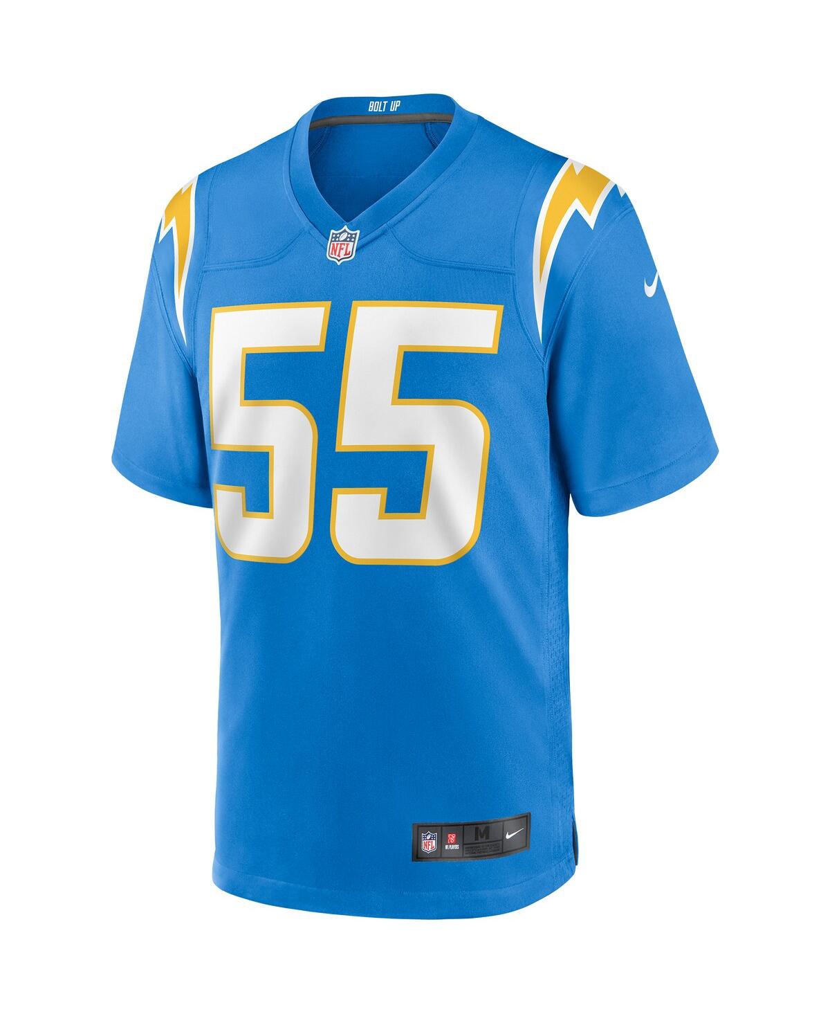 Men's Nike Junior SeauLos Angeles Chargers Game Retired Player Jersey - Powder Blue