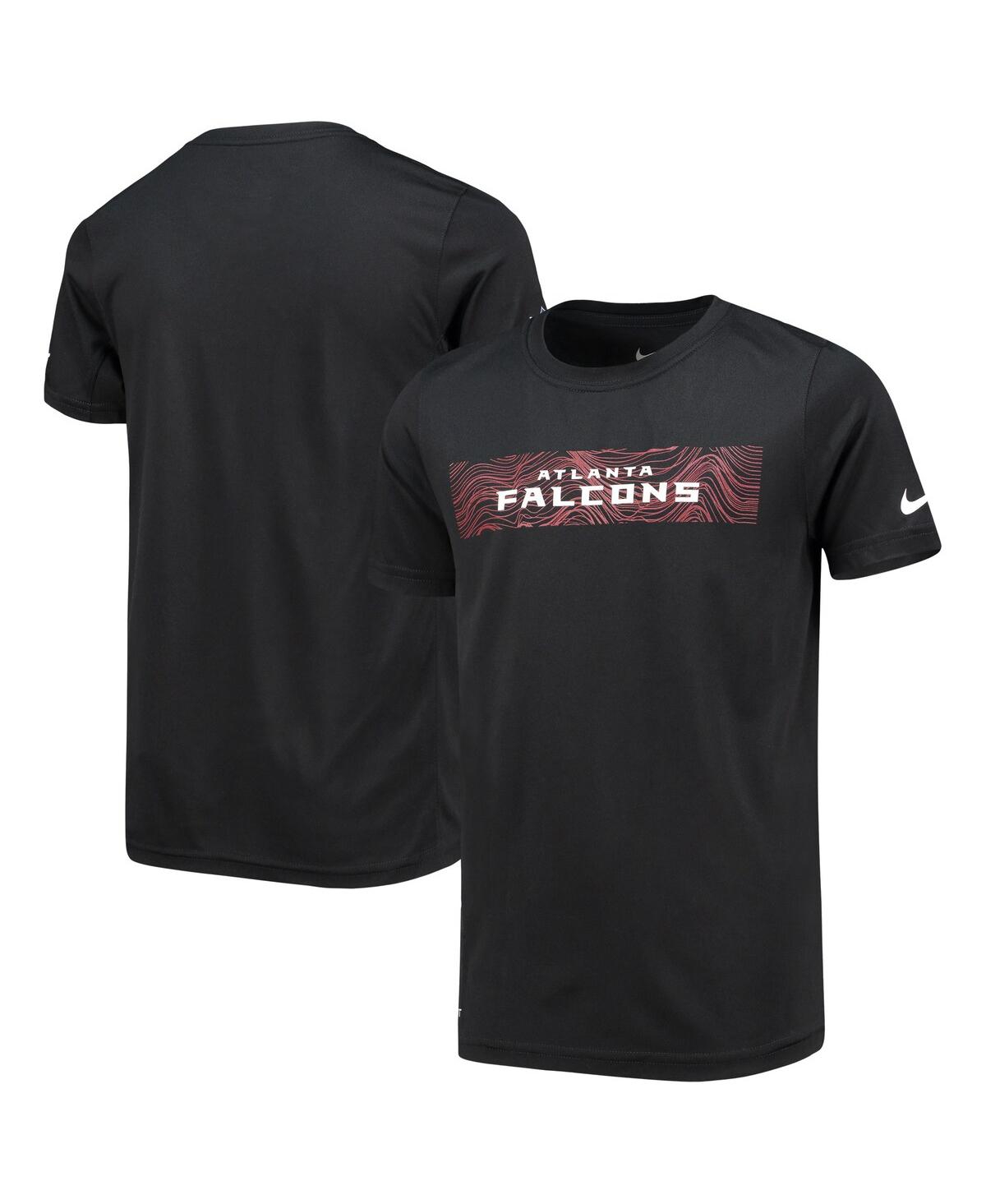 UPC 192414001121 product image for Youth Boys Nike Black Atlanta Falcons On-Field Seismic Performance T-shirt | upcitemdb.com