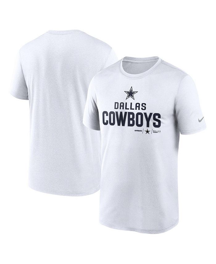 Nike Men's White Dallas Cowboys Legend Community Performance T-shirt ...