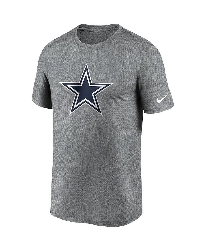 Nike Men's Heathered Charcoal Dallas Cowboys Logo Essential Legend ...