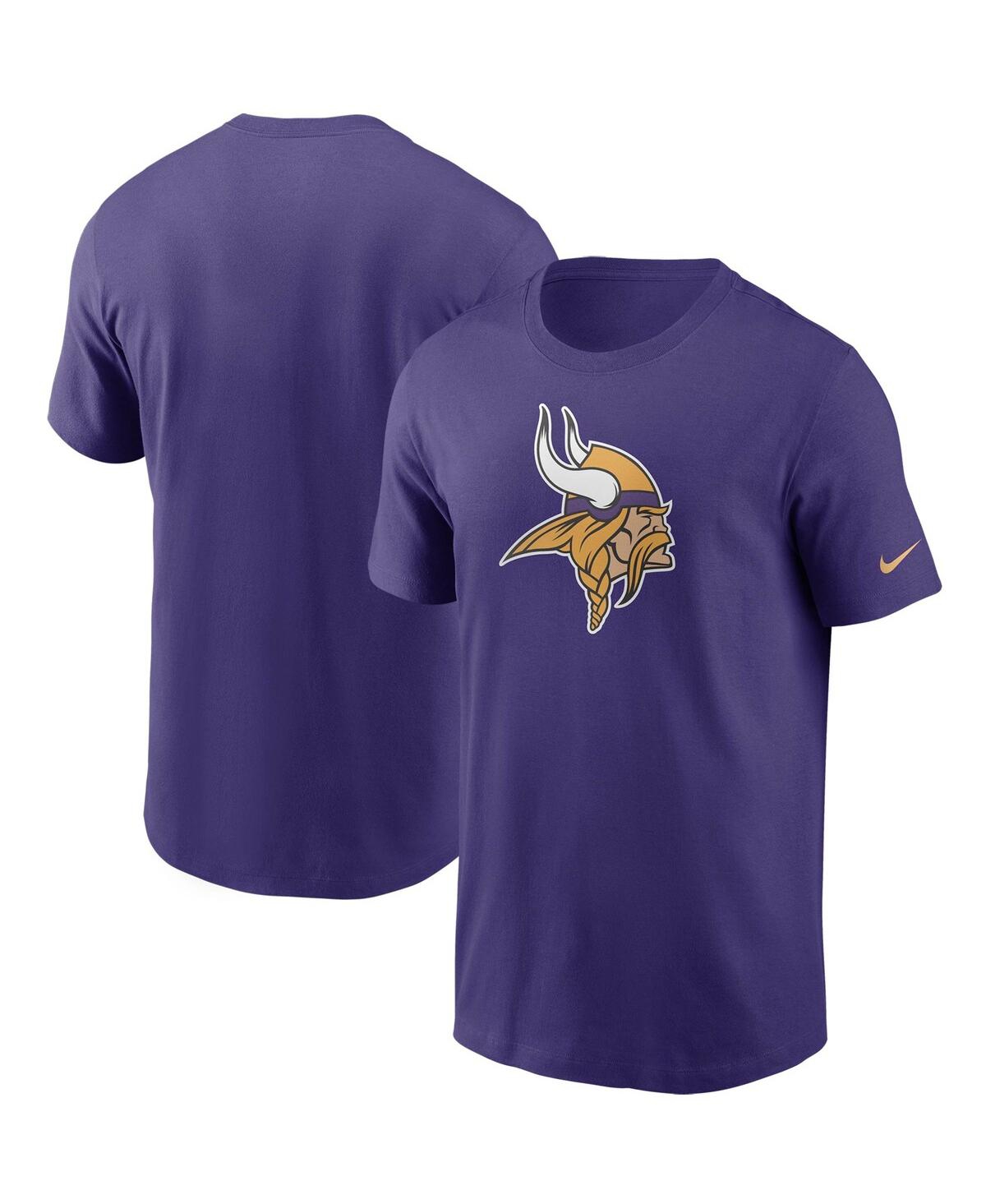 Men's NikeMinnesota Vikings Primary Logo T-shirt - Purple