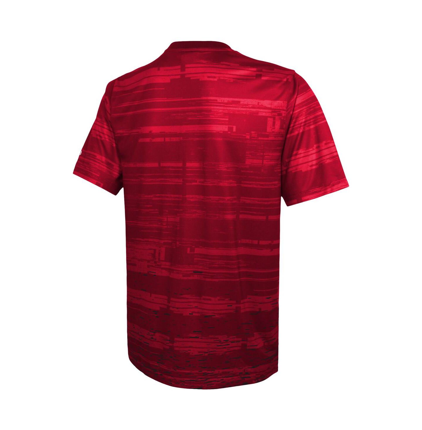 Мужская футболка New Era Red Atlanta Falcons Combine Authentic Sweep — фото 4