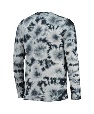 Men's Black New Orleans Saints Tie-Dye Long Sleeve T-shirt