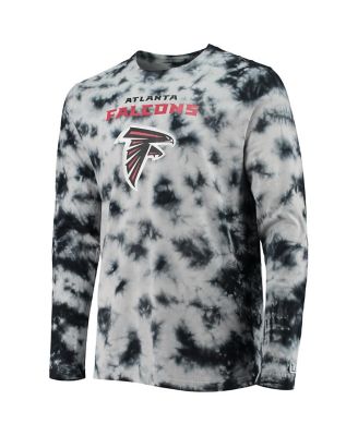 Men's Black Atlanta Falcons Tie-Dye Long Sleeve T-shirt