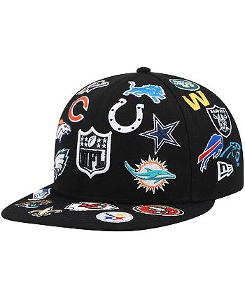 Men's NFL New Era Black Allover 59FIFTY Fitted Hat