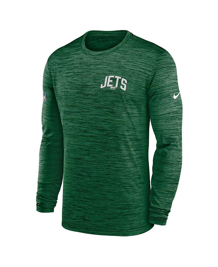 Nike Men's Green New York Jets Velocity Athletic Stack Performance Long ...