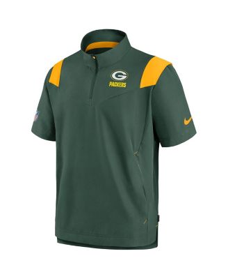 Men's Green Green Bay Packers Coaches Chevron Lockup Pullover Top