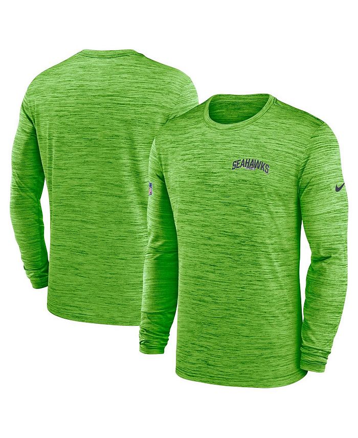 Nike Men's Neon Green Seattle Seahawks Velocity Athletic Stack