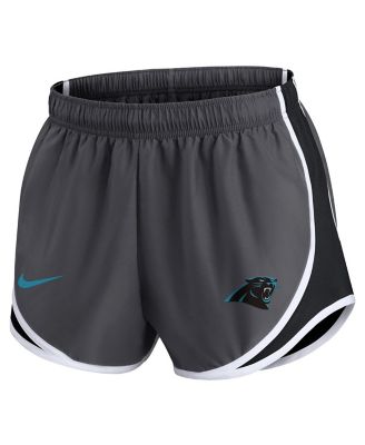 Women's Charcoal Carolina Panthers Logo Performance Tempo Shorts