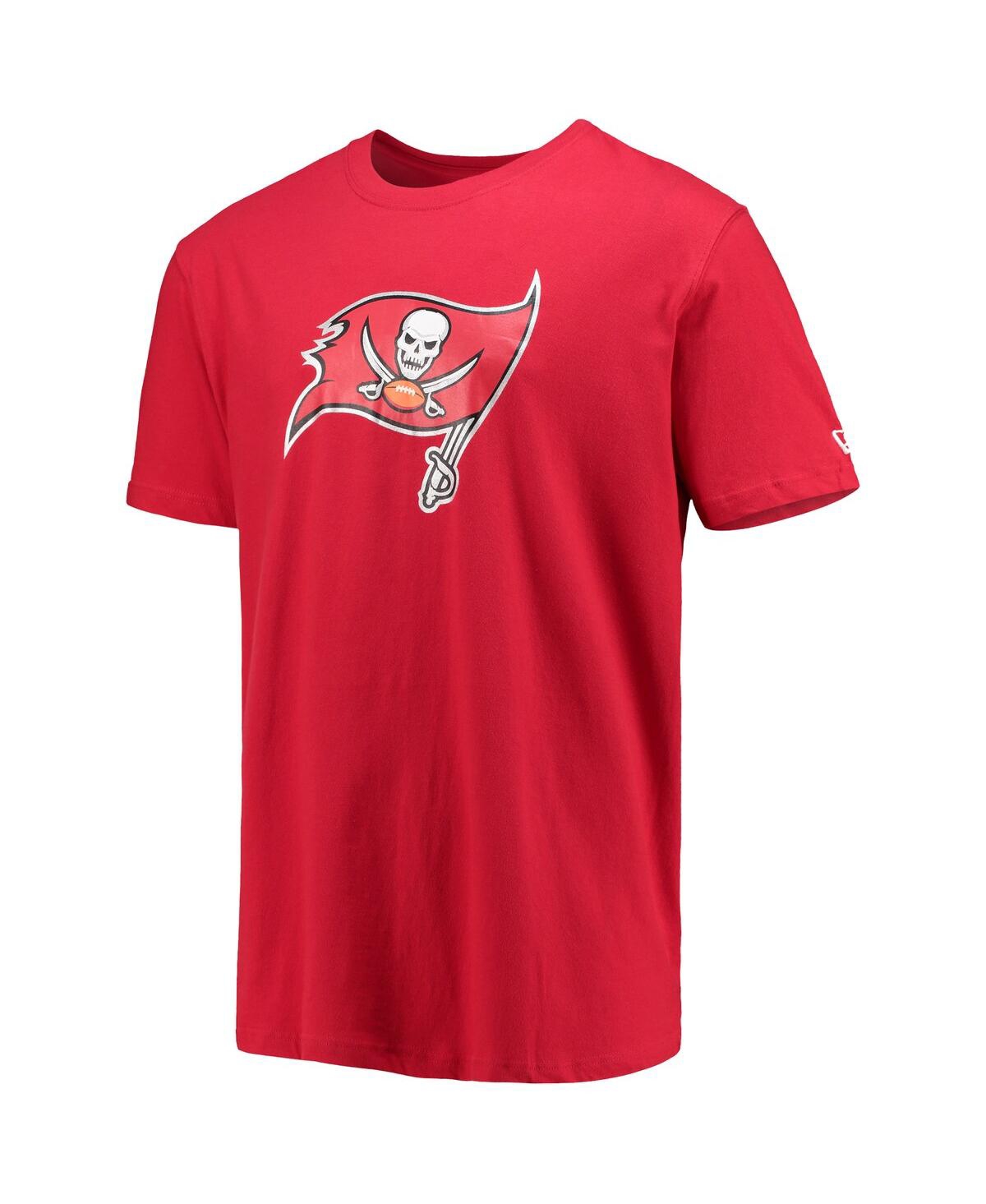 New Era Red Tampa Bay Buccaneers Patch Up Collection Super Bowl Xxxvii T-shirt In Red