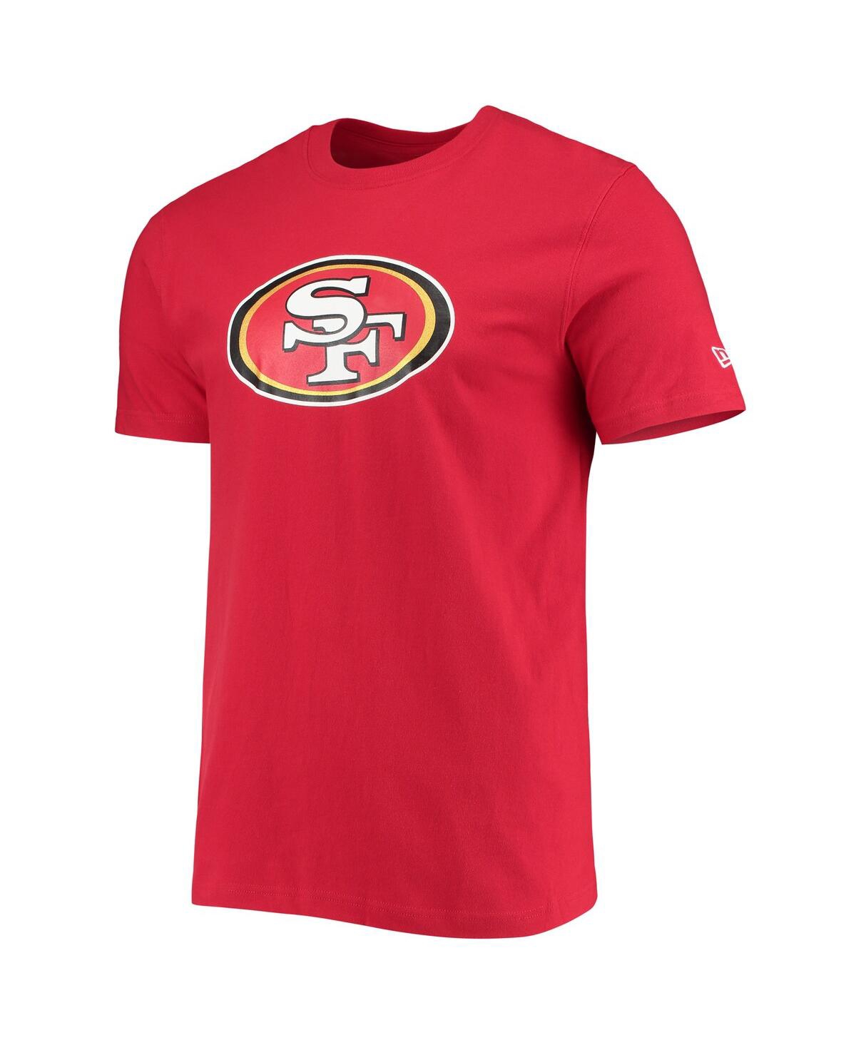 Shop New Era Men's  Scarlet San Francisco 49ers Patch Up Collection Super Bowl Xxix T-shirt