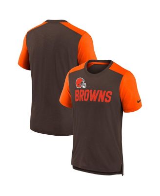 Lids Cleveland Browns Nike Youth Colorblock Team Name T-Shirt - Heathered  Brown/Heathered Orange