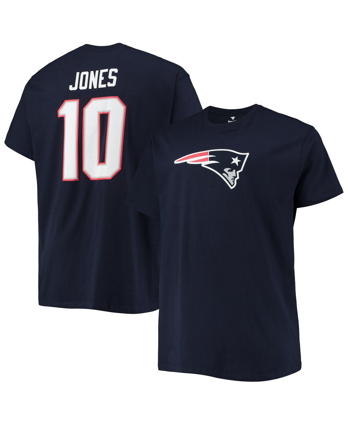 Men's Fanatics Mac JonesNew England Patriots Big and Tall Player Name and Number T-shirt - Navy