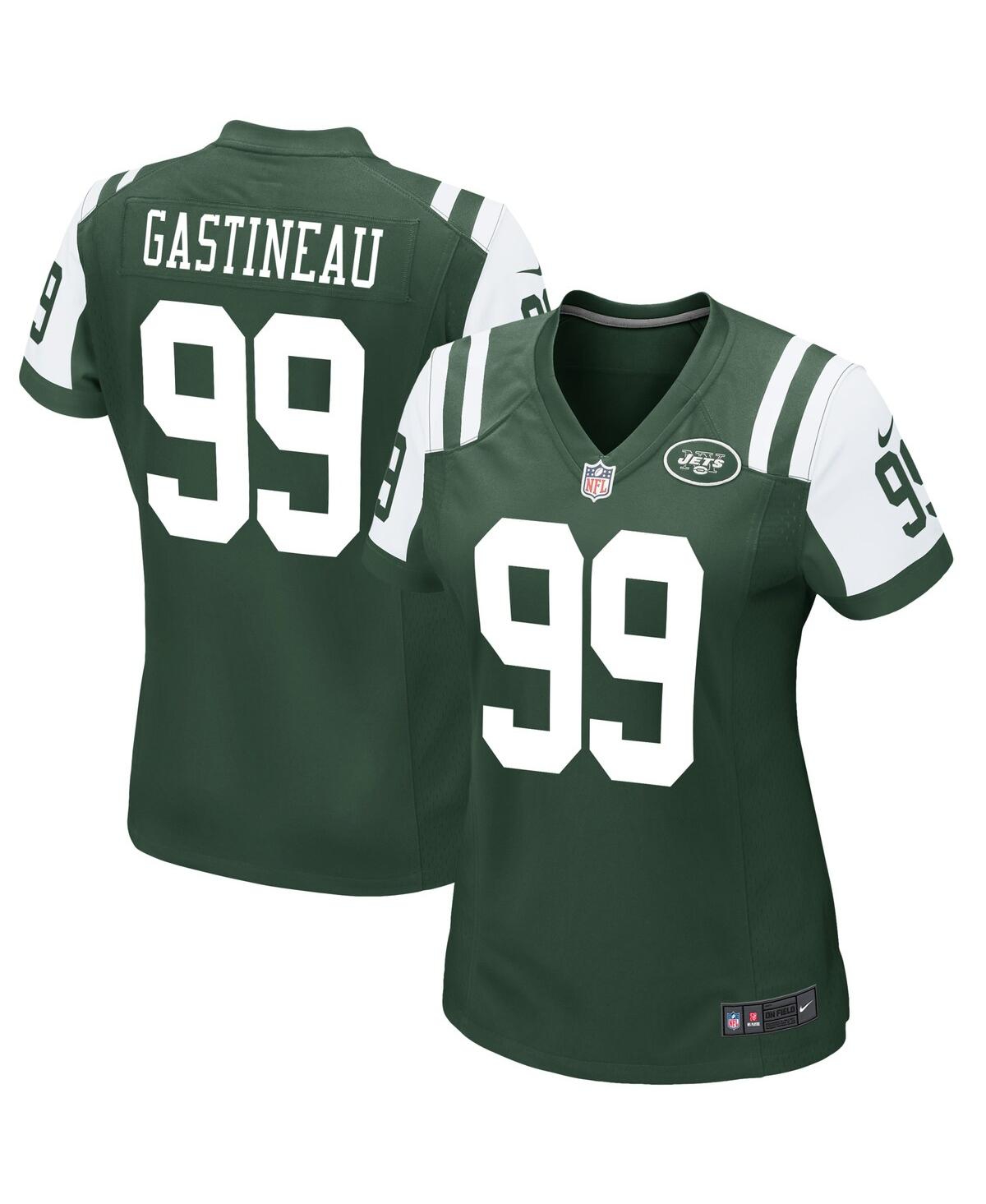 Women's Nike Mark GastineauNew York Jets Retired Game Jersey - Green