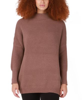 Long Sleeve Mock Neck Tunic Sweater 
