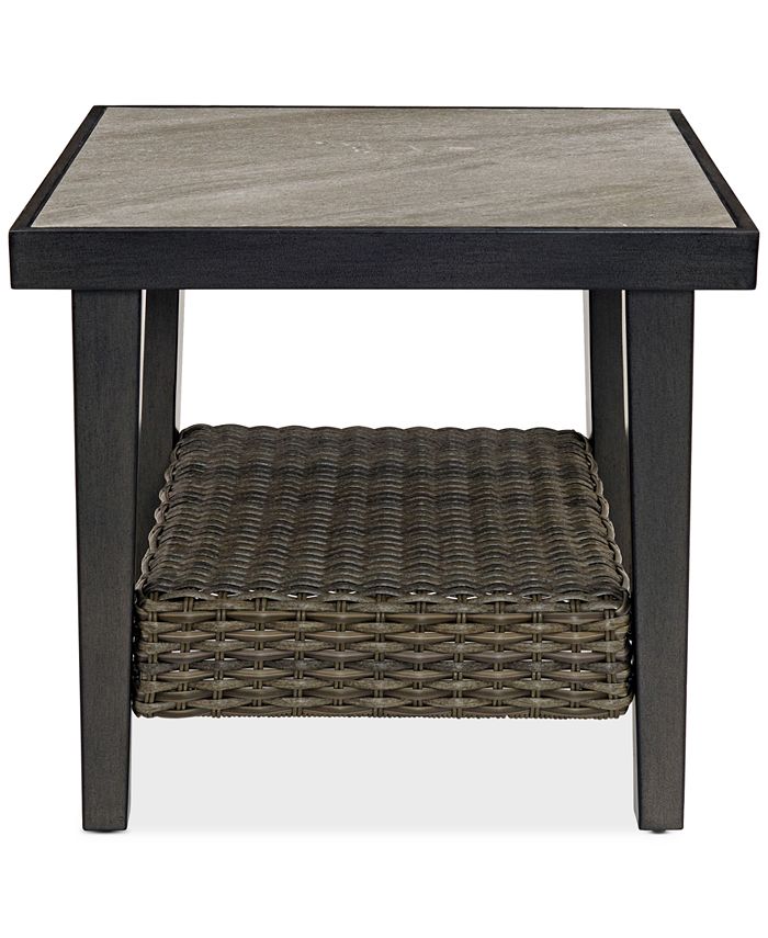 Agio CLOSEOUT! Belmont Outdoor 24"x24" Tile Top Side Table Macy's