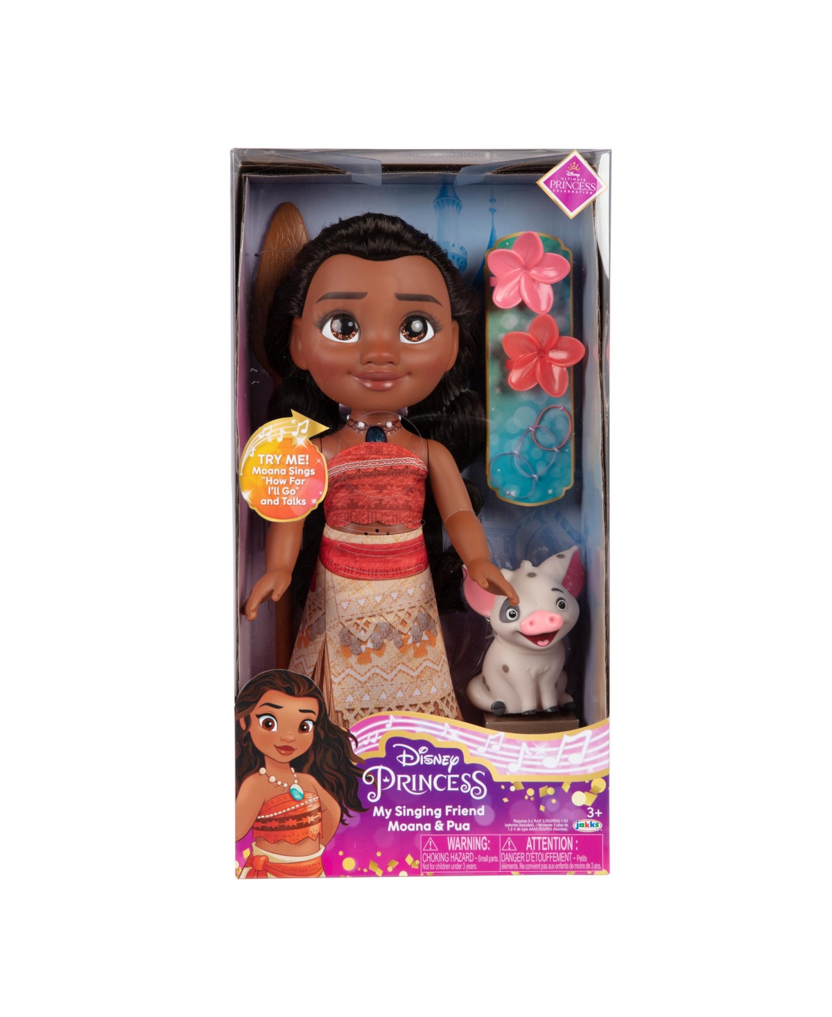 Disney Princess Kids' Singing Moana Doll In Multicolor