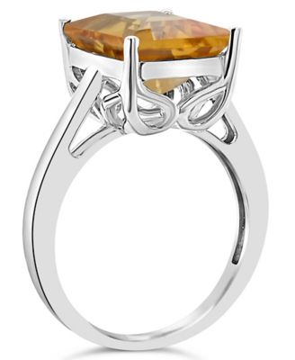 Citrine (3-1/7 ct. t.w.) Ring in 14K White Gold