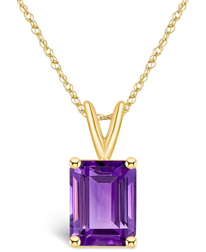Amethyst shop necklace macys