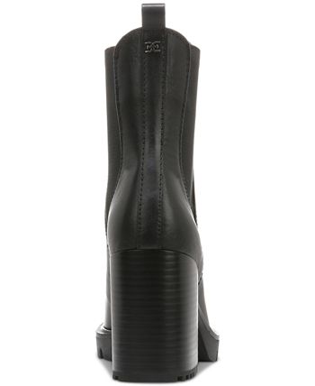 Sam Edelman Women's Rollins Lug-Sole High-Heel Chelsea Booties ...