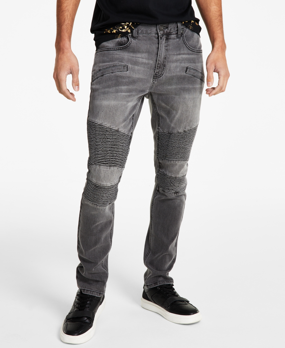 INC INTERNATIONAL CONCEPTS MEN'S HERBIE SKINNY-FIT MOTO JEANS, CREATED FOR MACY'S 