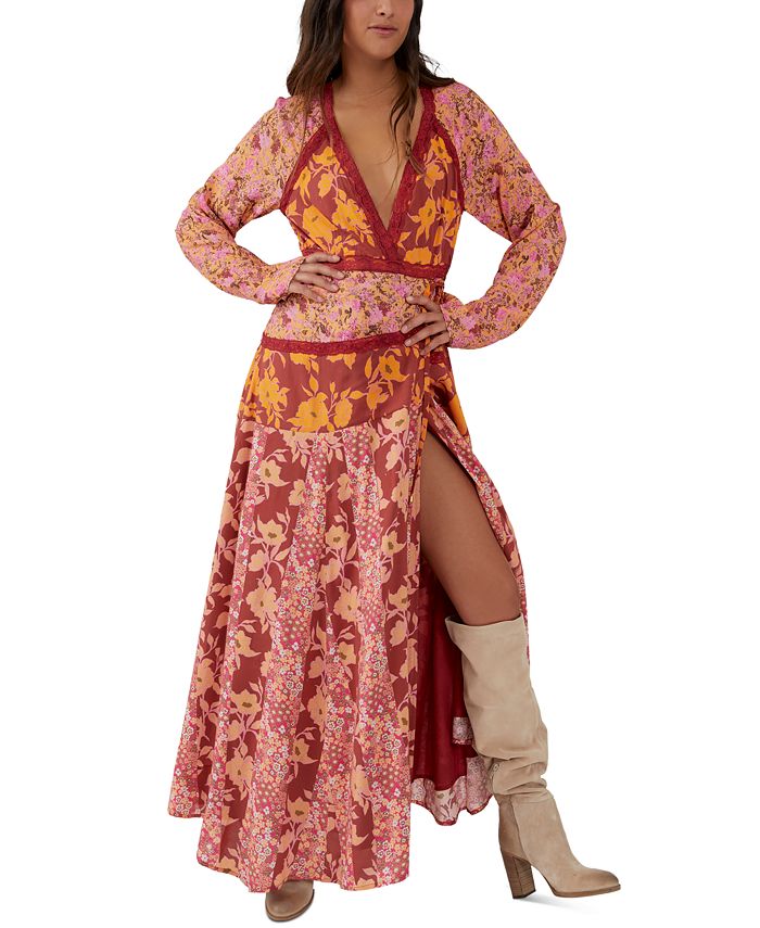 Free People Women's Tilda Wrap Dress - Macy's