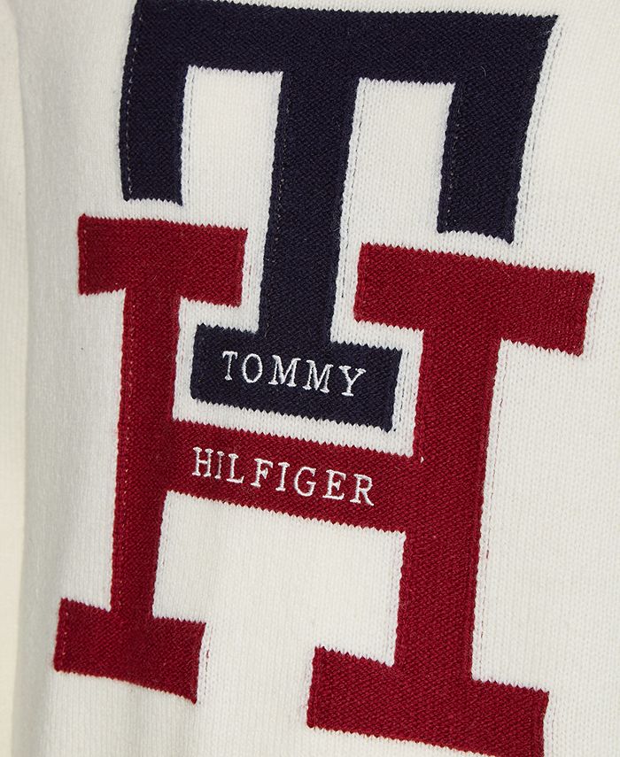 Tommy Hilfiger Men\'s Bold Monogram Sweater Crewneck - Macy\'s