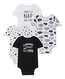 Boys and Girls Bodysuits, Pack of 4