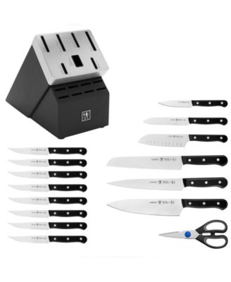 HENCKELS Solution Self-Sharpening Knife Block Set, 16 Piece