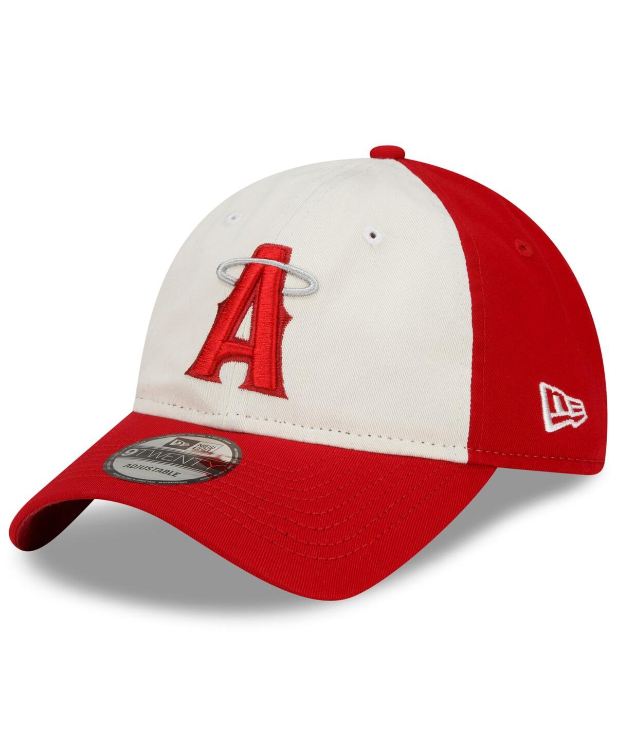 Men's New EraLos Angeles Angels City Connect 9TWENTY Adjustable Hat - Red