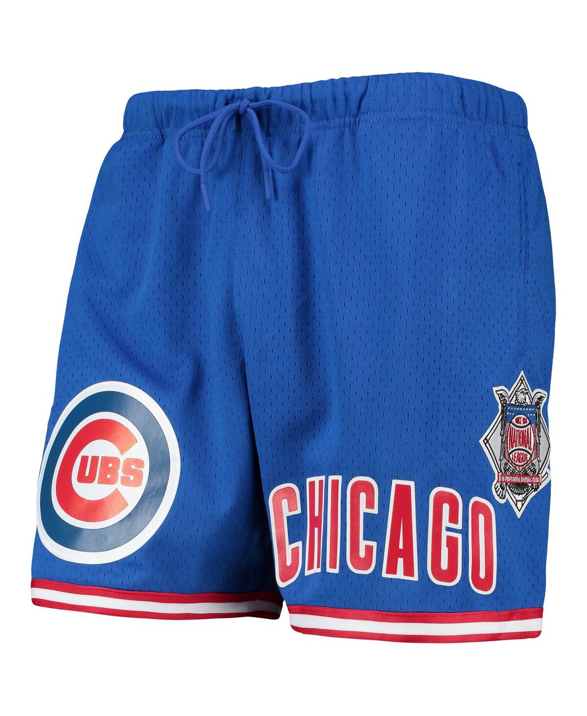 Shop Pro Standard Men's  Royal Chicago Cubs Since 1876 Mesh Shorts
