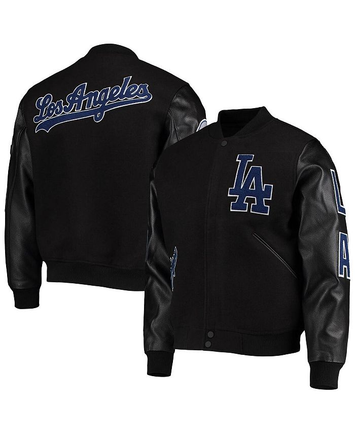Pro Standard Men's Black Los Angeles Dodgers Varsity Logo Full-Zip Jacket -  Macy's