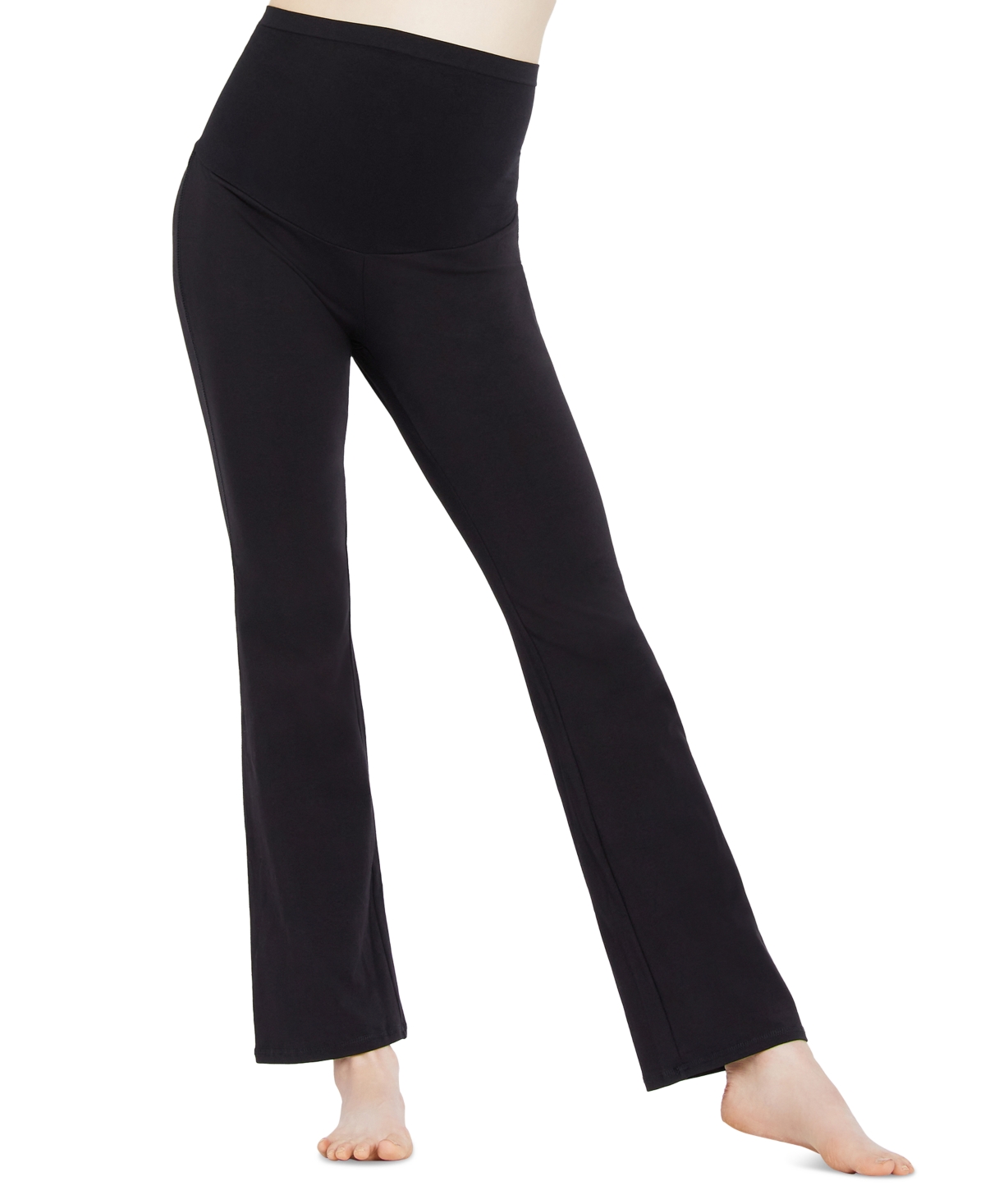 Essential Secret Fit Over the Belly Maternity Yoga Pants - Black