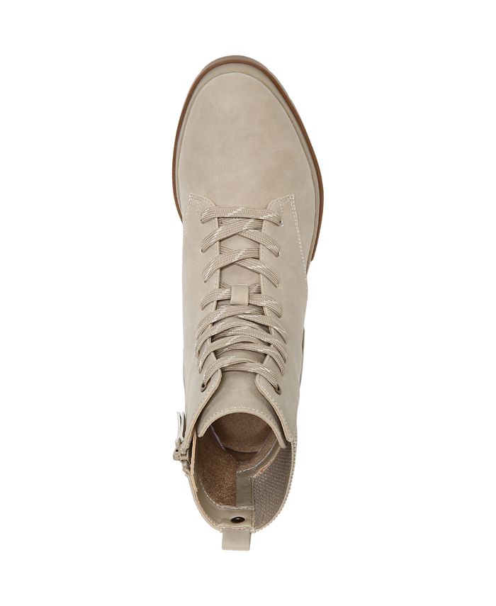 naturalizer lug sole leather booties