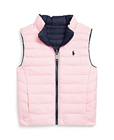Toddler Boys and Girls P-Layer 2 Reversible Quilted Vest
