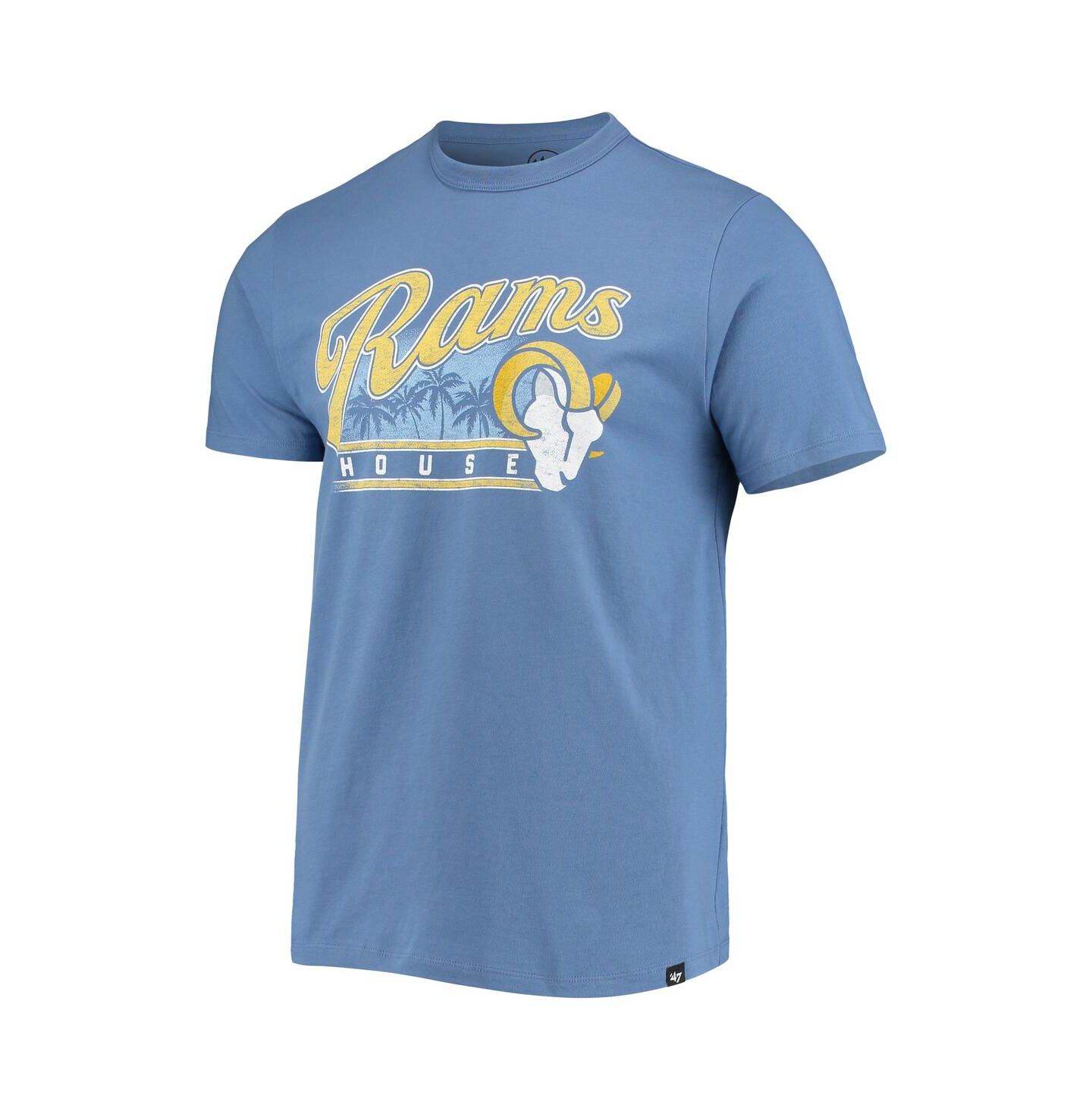 Мужская футболка '47 Brand Royal Los Angeles Rams Team Franklin — фото 2