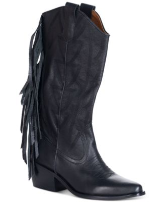 Silvia Cobos - Flirter Fringe Western Booties