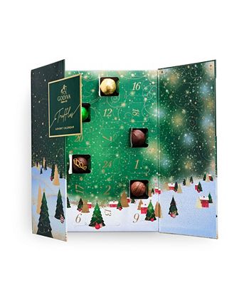 Godiva Holiday Luxury Chocolate Truffles Advent Calendar, 24 Pieces - Macy's