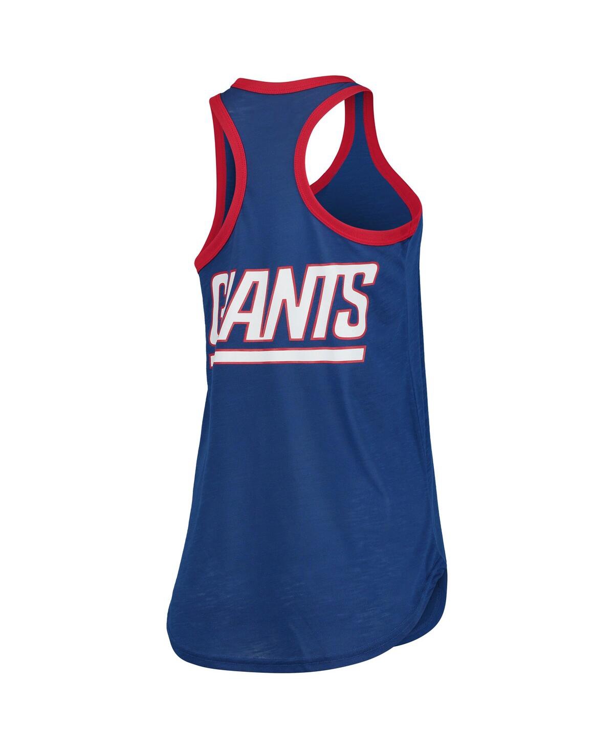 Shop G-iii 4her By Carl Banks Women's  Royal New York Giants Tater Tank Top