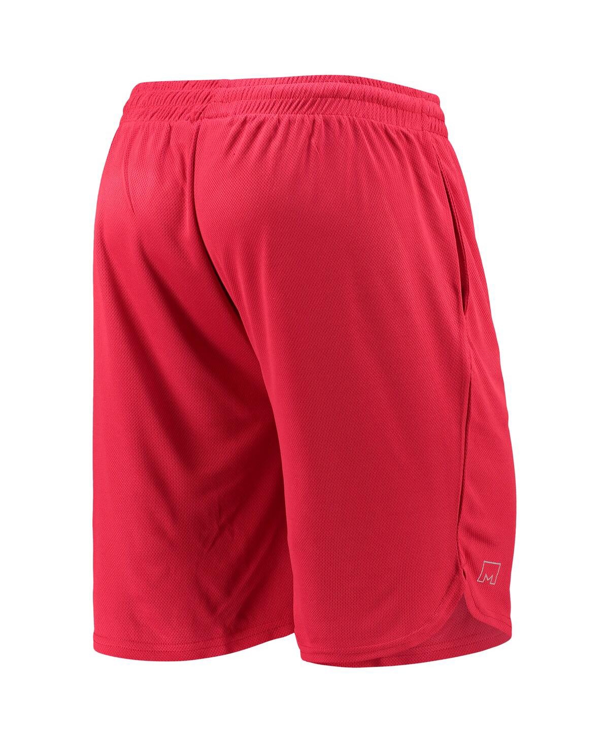 Shop Msx By Michael Strahan Men's  Red Tampa Bay Buccaneers Training Shorts