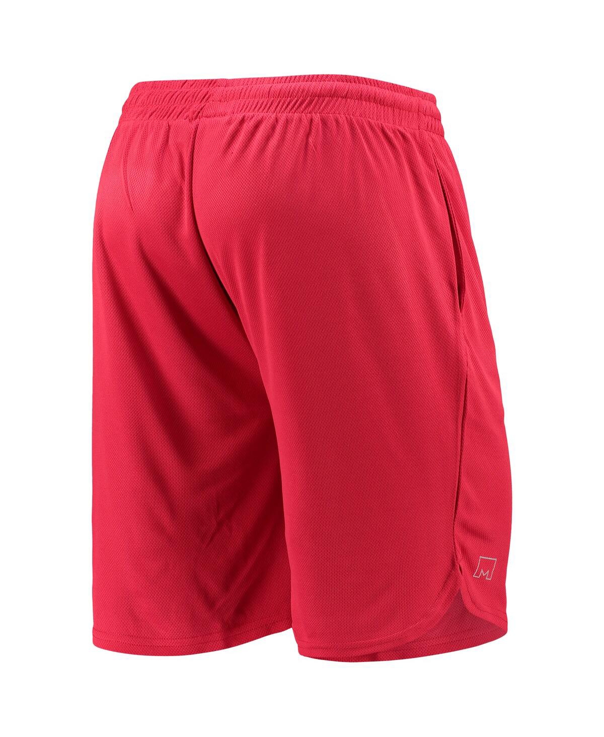 Msx By Michael Strahan Men's  Red Tampa Bay Buccaneers Training Shorts In Red