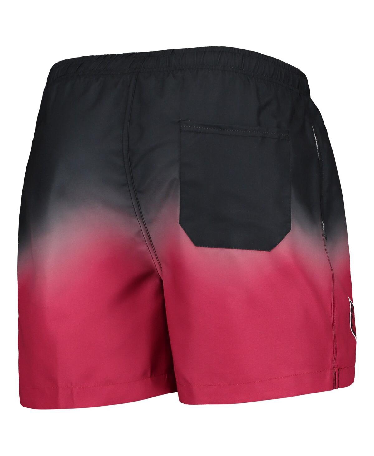 Shop Foco Men's  Cardinal, Arizona Cardinals Dip-dye Swim Shorts