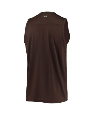 Men's Brown Cleveland Browns Rebound Tank Top