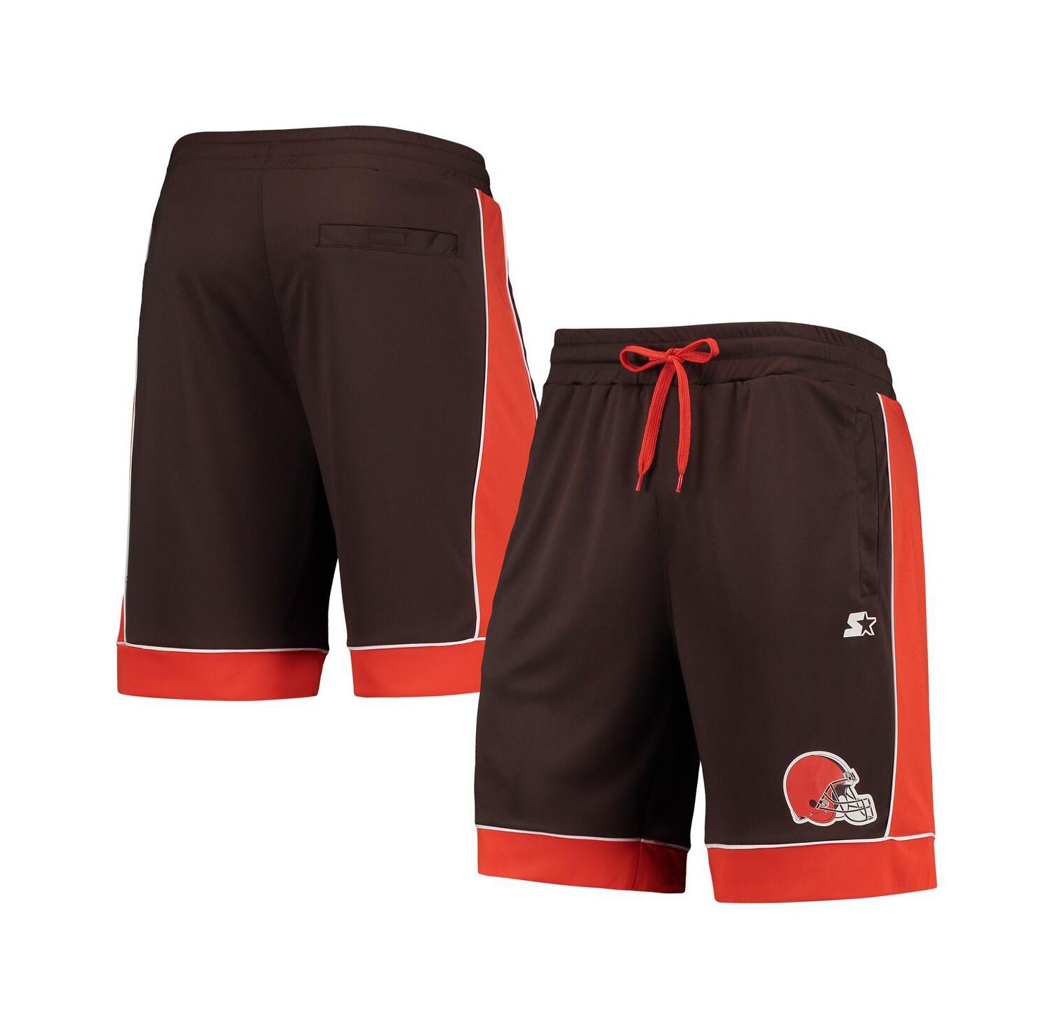 Men's Brown, Orange Cleveland Browns Fan Favorite Fashion Shorts
