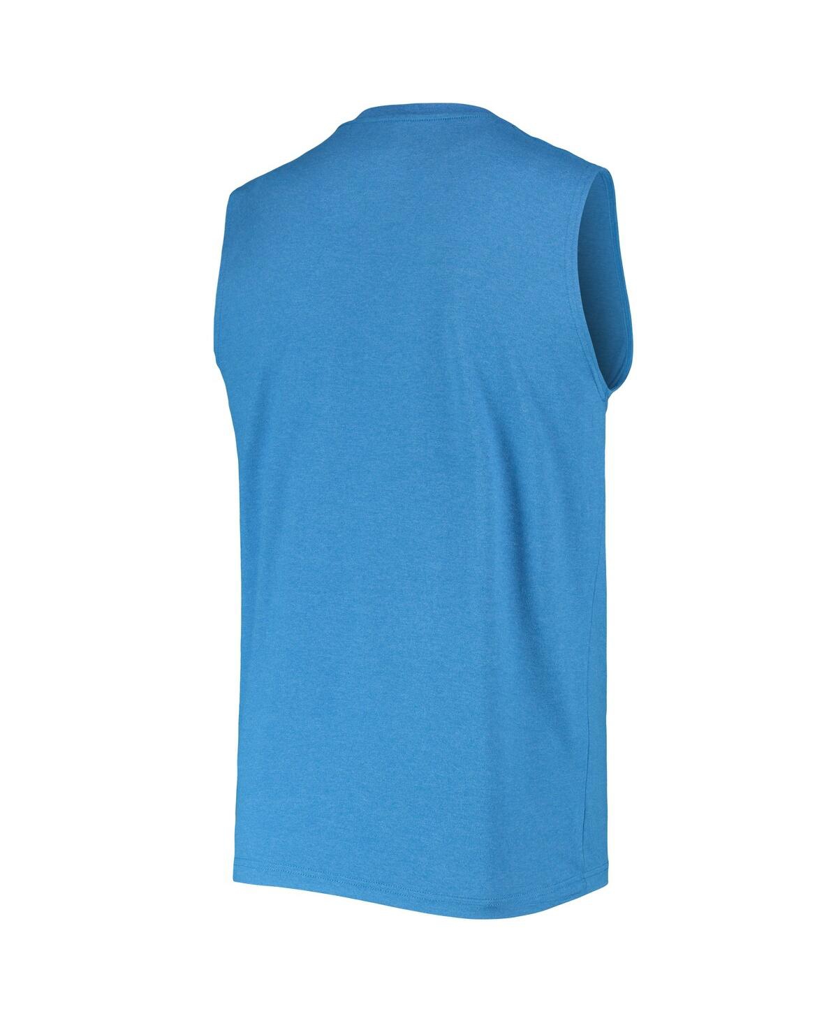 NEW ERA MEN'S NEW ERA ROYAL LOS ANGELES RAMS BRUSHED SLEEVELESS TANK TOP 