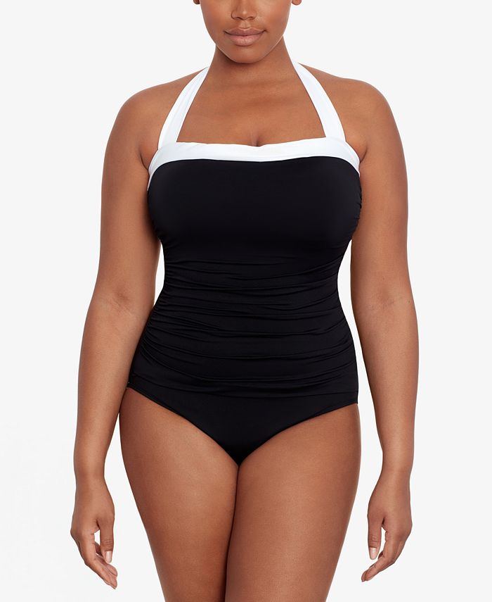 Lauren Ralph Lauren Bel Air One-Piece Swimsuit & Reviews - Swimsuits &  Cover-Ups - Women - Macy's