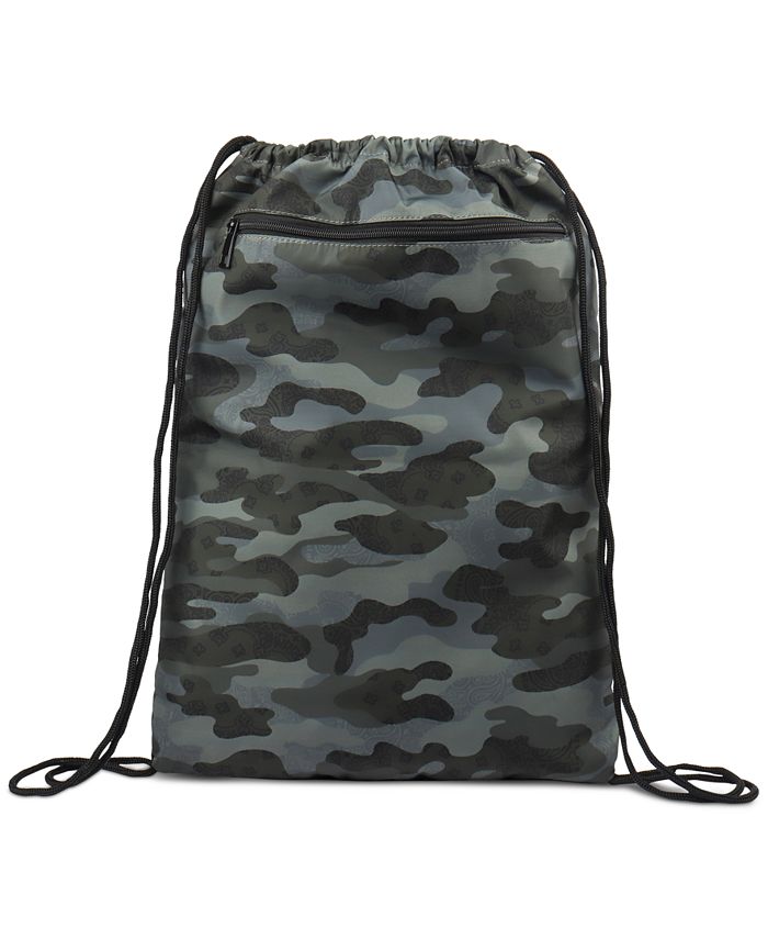 Sun + Stone Men's Camo Drawstring Bag, Created for Macy's Macy's