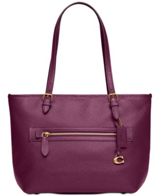 Deals Coach Turnlock Taylor Large Tote in LI/Rose Pebble Leather NWT