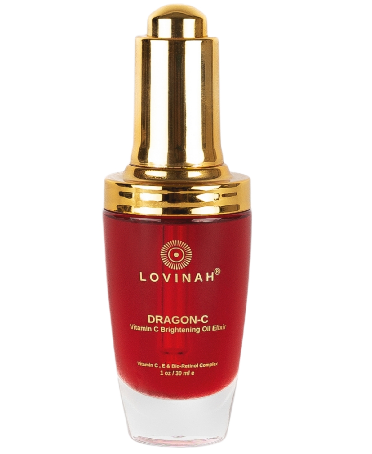 Lovinah Skincare Dragon-c Bio-retinol & Vitamin C Oil, 1 Oz. In Red